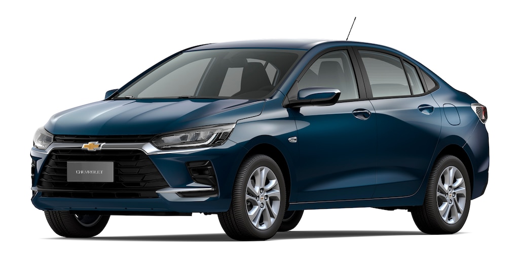 Chevrolet Onix Plus LTZ cor Azul Boreal
